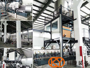 The Third Generation SK Series Two - Helix Extrusion system has been used in High - end Mixed Modified granulation Industry